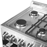 FORNO - 20-Inch Lamazze Gas Range with 4 Burners and 21,200 BTUs in Stainless Steel FORNO - 20-Inch Lamazze Gas Range with 4 Burners and 21,200 BTUs in Stainless Steel