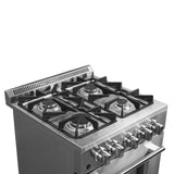 Forno - 24-Inch Gas Range with 4 Burners and 38,000 BTUs in Stainless Steel | FFSGS6272-24 Forno - 24-Inch Gas Range with 4 Burners and 38,000 BTUs in Stainless Steel | FFSGS6272-24