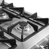Forno - 24-Inch Gas Range with 4 Burners and 38,000 BTUs in Stainless Steel | FFSGS6272-24 Forno - 24-Inch Gas Range with 4 Burners and 38,000 BTUs in Stainless Steel | FFSGS6272-24