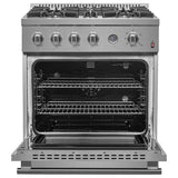 FORNO - Marco 30-inch Gas Range Stainless Steel, 4 Burners 37,000 BTU, 4.32 cu.ft. Convection Oven | FFSGS6277-30 FORNO - Marco 30-inch Gas Range Stainless Steel, 4 Burners 37,000 BTU, 4.32 cu.ft. Convection Oven | FFSGS6277-30