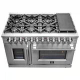 Forno - 48" Massimo Freestanding French Door Dual Fuel Range - FFSGS6325-48 Forno - 48" Massimo Freestanding French Door Dual Fuel Range - FFSGS6325-48