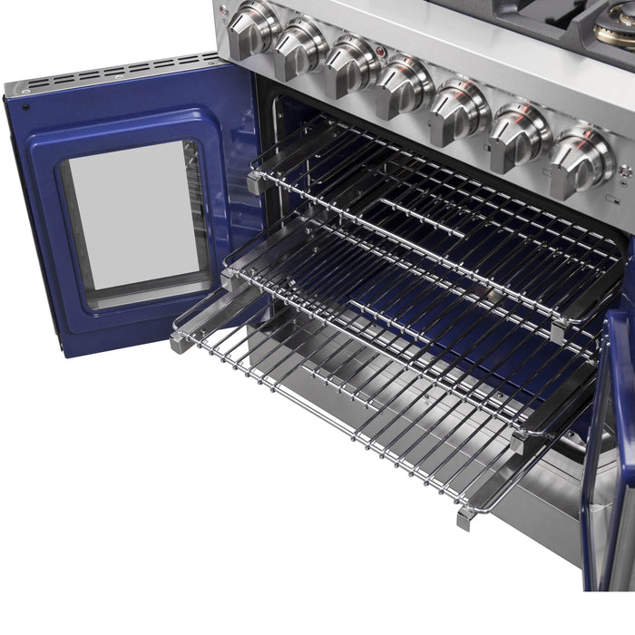 Forno 30-Inch Capriasca Dual Fuel Range with 5 Gas Burners, 100,000 BTUs, and French Door Electric Oven in Stainless Steel Forno 30-Inch Capriasca Dual Fuel Range with 5 Gas Burners, 100,000 BTUs, and French Door Electric Oven in Stainless Steel
