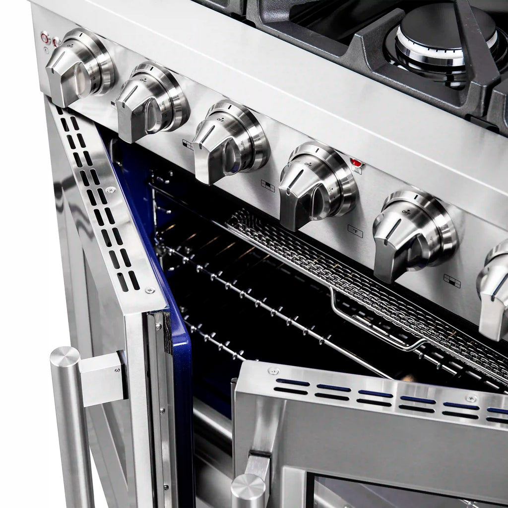 Forno - 36" Massimo Freestanding French Door Gas Range - FFSGS6439-36 Forno - 36" Massimo Freestanding French Door Gas Range - FFSGS6439-36