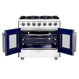 Forno - 36" Massimo Freestanding French Door Gas Range - FFSGS6439-36 Forno - 36" Massimo Freestanding French Door Gas Range - FFSGS6439-36