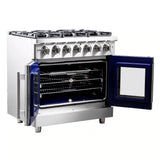 Forno - 36" Massimo Freestanding French Door Gas Range - FFSGS6439-36 Forno - 36" Massimo Freestanding French Door Gas Range - FFSGS6439-36