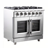 Forno - 36" Massimo Freestanding French Door Gas Range - FFSGS6439-36 Forno - 36" Massimo Freestanding French Door Gas Range - FFSGS6439-36