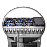Forno - 48" Massimo Freestanding French Door Gas Range - FFSGS6439-48 Forno - 48" Massimo Freestanding French Door Gas Range - FFSGS6439-48