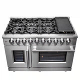 Forno - 48" Massimo Freestanding French Door Gas Range - FFSGS6439-48 Forno - 48" Massimo Freestanding French Door Gas Range - FFSGS6439-48
