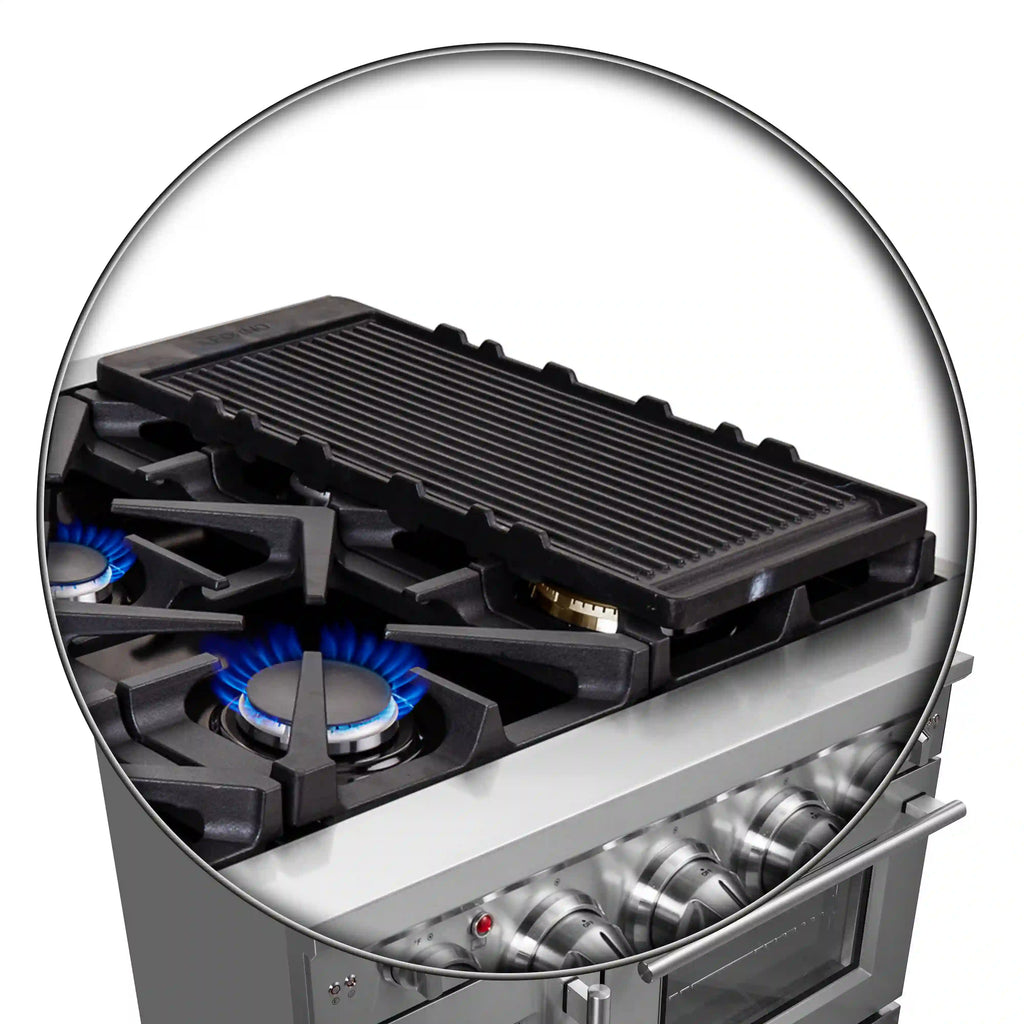 Forno - 48" Massimo Freestanding French Door Gas Range - FFSGS6439-48 Forno - 48" Massimo Freestanding French Door Gas Range - FFSGS6439-48