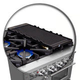 Forno - 48" Massimo Freestanding French Door Gas Range - FFSGS6439-48 Forno - 48" Massimo Freestanding French Door Gas Range - FFSGS6439-48