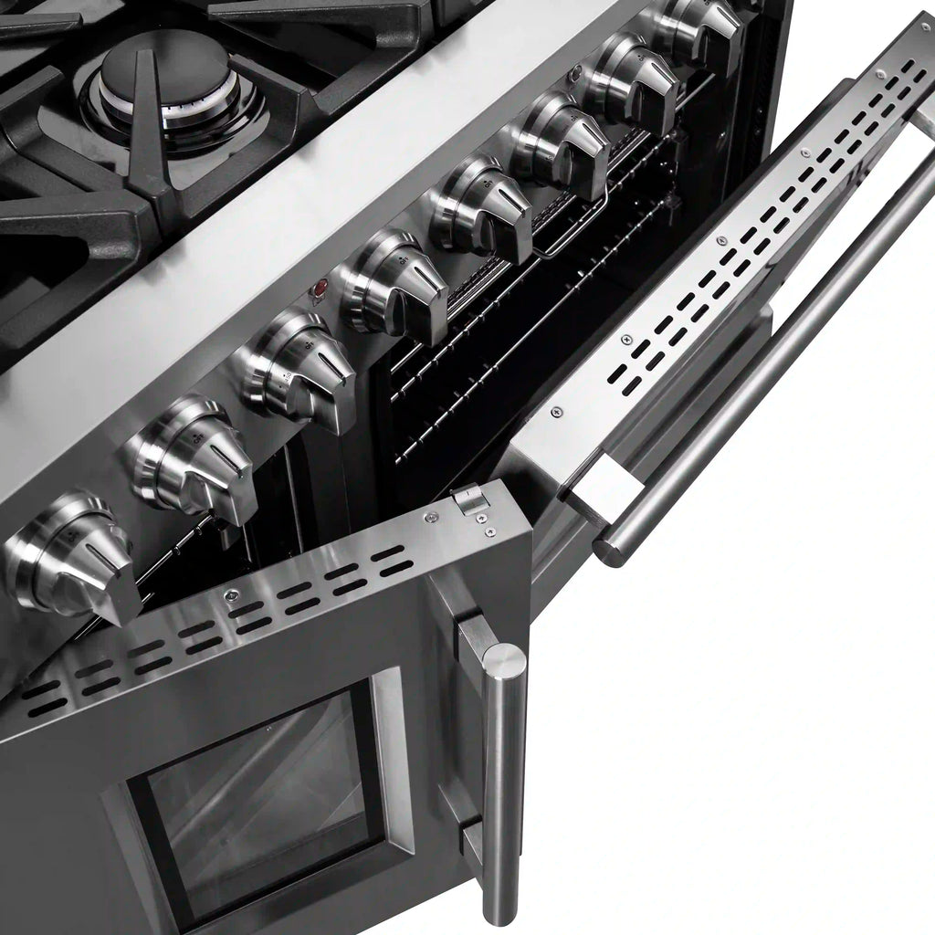 Forno - 48" Massimo Freestanding French Door Gas Range - FFSGS6439-48 Forno - 48" Massimo Freestanding French Door Gas Range - FFSGS6439-48