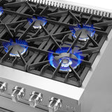 Forno 48-Inch Galiano Gas Range with 8 Gas Burners, 107,000 BTUs, & French Door Gas Oven in Stainless Steel Forno 48-Inch Galiano Gas Range with 8 Gas Burners, 107,000 BTUs, & French Door Gas Oven in Stainless Steel