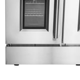 Forno 48-Inch Galiano Gas Range with 8 Gas Burners, 107,000 BTUs, & French Door Gas Oven in Stainless Steel Forno 48-Inch Galiano Gas Range with 8 Gas Burners, 107,000 BTUs, & French Door Gas Oven in Stainless Steel