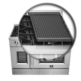 Forno 48-Inch Galiano Gas Range with 8 Gas Burners, 107,000 BTUs, & French Door Gas Oven in Stainless Steel Forno 48-Inch Galiano Gas Range with 8 Gas Burners, 107,000 BTUs, & French Door Gas Oven in Stainless Steel