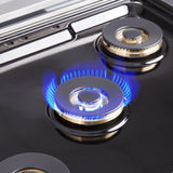 Forno 30-Inch Capriasca Gas Range with 5 Gas Burners, 100,000 BTUs, and French Door Gas Oven in Stainless Steel Forno 30-Inch Capriasca Gas Range with 5 Gas Burners, 100,000 BTUs, and French Door Gas Oven in Stainless Steel