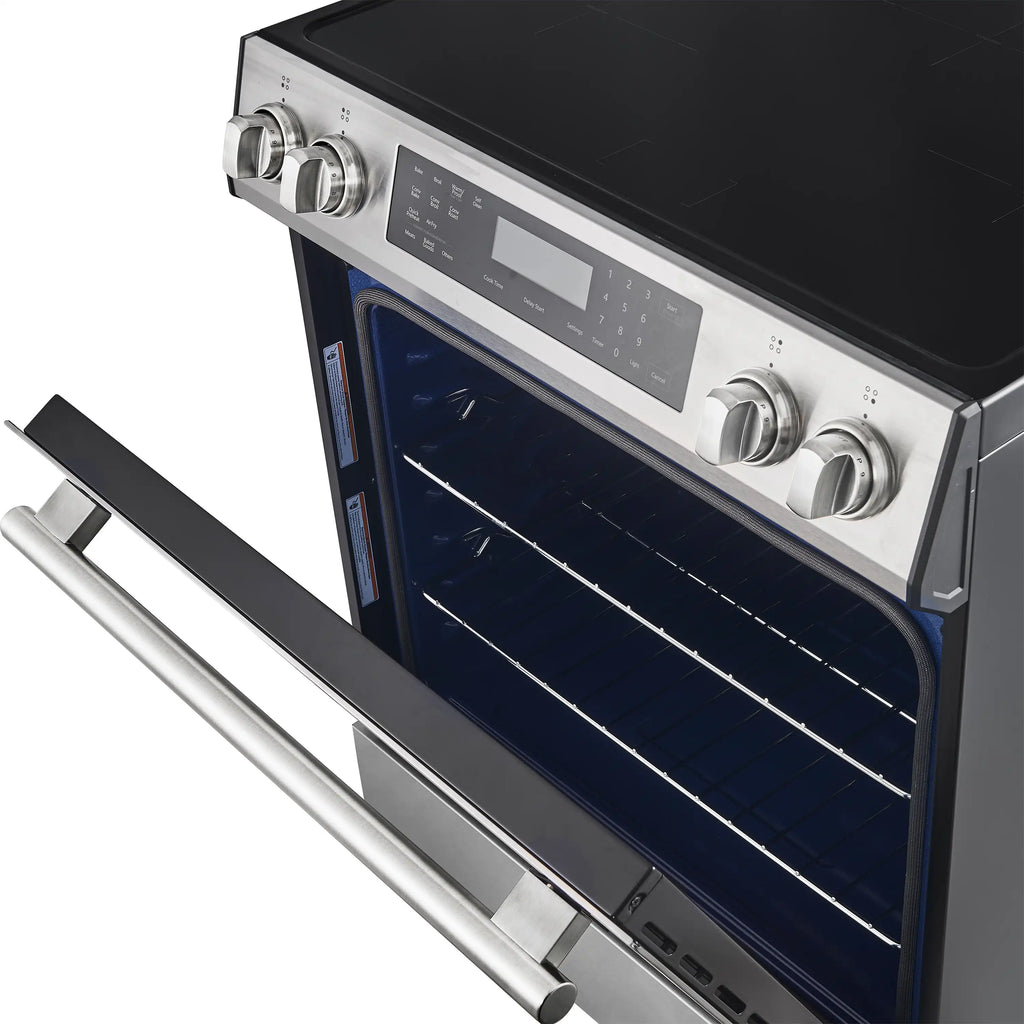 FORNO - 30" Donatello Slide-In Induction Range Stainless-Steel 4 Element FORNO - 30" Donatello Slide-In Induction Range Stainless-Steel 4 Element