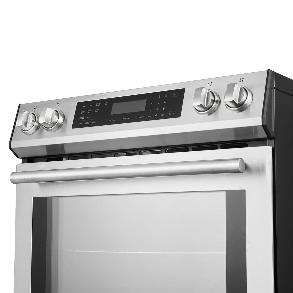 FORNO - 30" Donatello Slide-In Induction Range Stainless-Steel 4 Element FORNO - 30" Donatello Slide-In Induction Range Stainless-Steel 4 Element