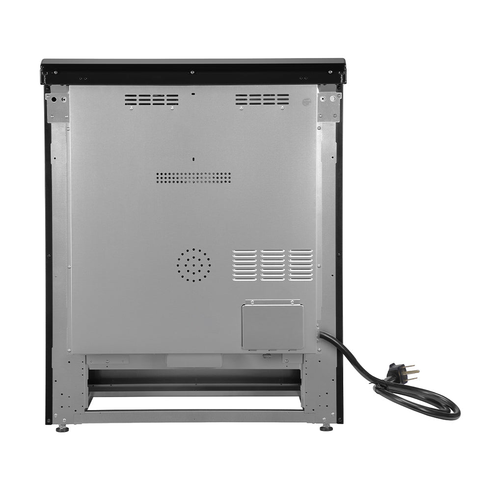 FORNO - 30" Leonardo Espresso Induction Range in Stainless Steel with Brass Handle FORNO - 30" Leonardo Espresso Induction Range in Stainless Steel with Brass Handle