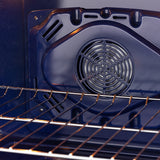 FORNO - 30" Leonardo Espresso Induction Range in Stainless Steel with Brass Handle FORNO - 30" Leonardo Espresso Induction Range in Stainless Steel with Brass Handle