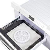 FORNO - Capoliveri Espresso White 30 Inch 1000 Watts Microwave Drawer 1.2 cu.ft | FMWDR3000-30WHT FORNO - Capoliveri Espresso White 30 Inch 1000 Watts Microwave Drawer 1.2 cu.ft | FMWDR3000-30WHT