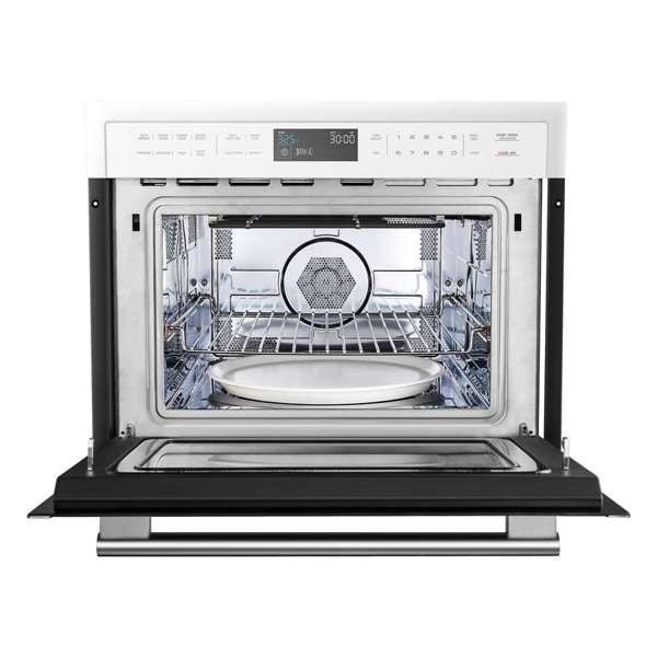 FORNO - Oliena Espresso White 24" 1750 Watt Compact Oven & 1000 Watt Microwave, 1.6 cu. ft. | FMWDR3093-24WHT FORNO - Oliena Espresso White 24" 1750 Watt Compact Oven & 1000 Watt Microwave, 1.6 cu. ft. | FMWDR3093-24WHT