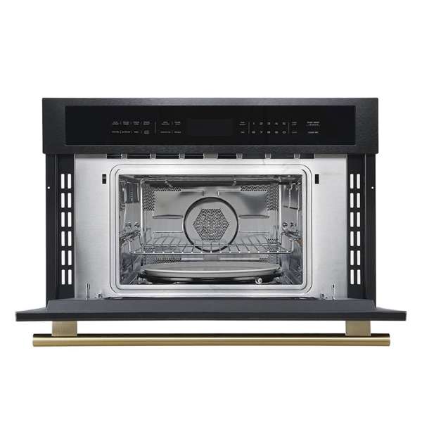 FORNO - Oliena Espresso Black 30 Inch 1750 Watt Compact Oven & 1000 Watt Microwave, 1.6 cu. ft. | FMWDR3093-30BLK FORNO - Oliena Espresso Black 30 Inch 1750 Watt Compact Oven & 1000 Watt Microwave, 1.6 cu. ft. | FMWDR3093-30BLK