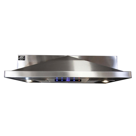 FORNO - 30-Inch Taranto Under Cabinet Range Hood in Stainless Steel with 350 CFM Motor