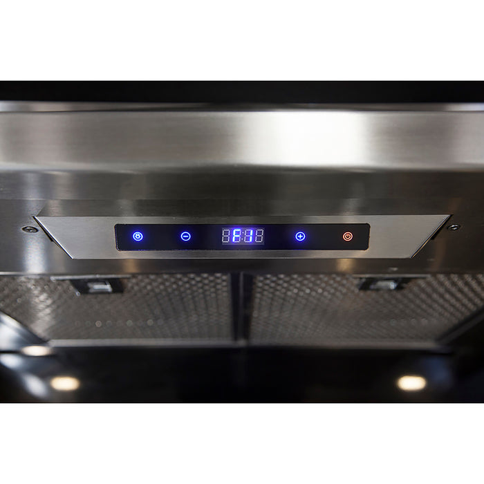 FORNO - 30-Inch Taranto Under Cabinet Range Hood in Stainless Steel with 350 CFM Motor FORNO - 30-Inch Taranto Under Cabinet Range Hood in Stainless Steel with 350 CFM Motor