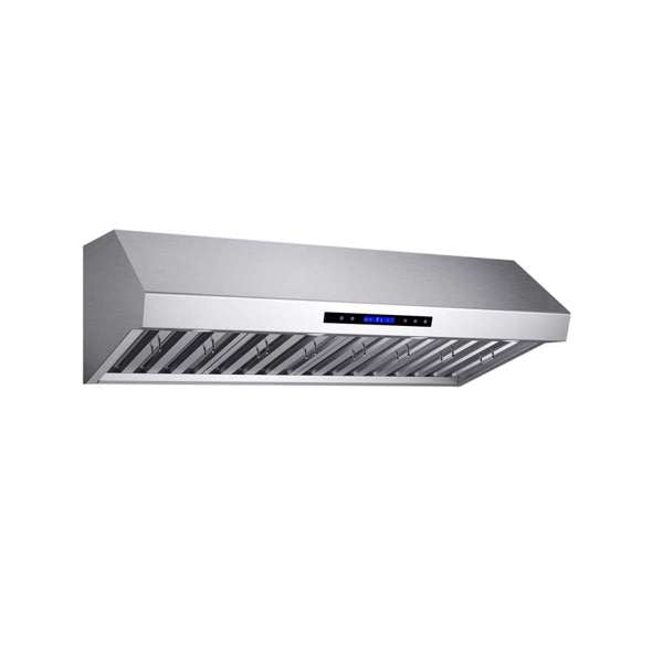 FORNO - Forno Palazzo 60" Wall Mounted Range Hood Stainless Steel Heavy-Duty Baffle Filters & Remote Control | FRHWM5030-60 FORNO - Forno Palazzo 60" Wall Mounted Range Hood Stainless Steel Heavy-Duty Baffle Filters & Remote Control | FRHWM5030-60