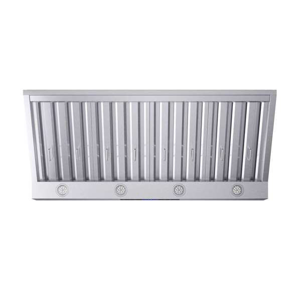 FORNO - Forno Palazzo 60" Wall Mounted Range Hood Stainless Steel Heavy-Duty Baffle Filters & Remote Control | FRHWM5030-60 FORNO - Forno Palazzo 60" Wall Mounted Range Hood Stainless Steel Heavy-Duty Baffle Filters & Remote Control | FRHWM5030-60
