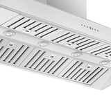 FORNO - Orvieto 48-Inch Wall Mount Range Hood in Stainless Steel FORNO - Orvieto 48-Inch Wall Mount Range Hood in Stainless Steel