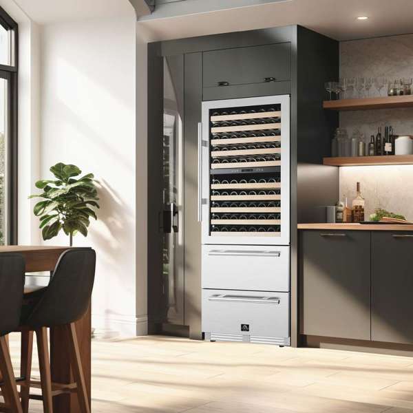 FORNO - Forno Celano 30" Dual Zone Wine Cellar & Beverage Cooler, 21.3 cu.ft. | FWCDR6697-30S FORNO - Forno Celano 30" Dual Zone Wine Cellar & Beverage Cooler, 21.3 cu.ft. | FWCDR6697-30S