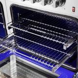 Forno - 60" Massimo 10-Sealed Burners Freestanding Dual Fuel Range in Stainless Steel Convention Oven Forno - 60" Massimo 10-Sealed Burners Freestanding Dual Fuel Range in Stainless Steel Convention Oven