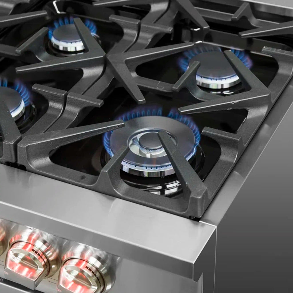 Forno - 60" Massimo 10-Sealed Burners Freestanding Dual Fuel Range in Stainless Steel Convention Oven Forno - 60" Massimo 10-Sealed Burners Freestanding Dual Fuel Range in Stainless Steel Convention Oven