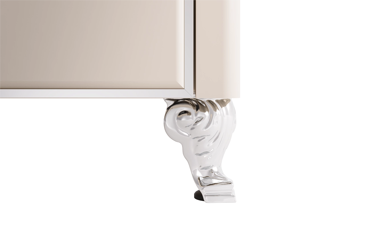 ILVE - Chrome Decorative Scroll Feet ILVE - Chrome Decorative Scroll Feet