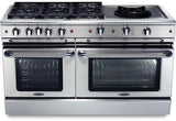 Capital Cooking - 60" Capital Precision Range - Self Clean - 19K BTU - 6 Sealed Burners w/ 24" Power Wok - GSCR606W Capital Cooking - 60" Capital Precision Range - Self Clean - 19K BTU - 6 Sealed Burners w/ 24" Power Wok - GSCR606W