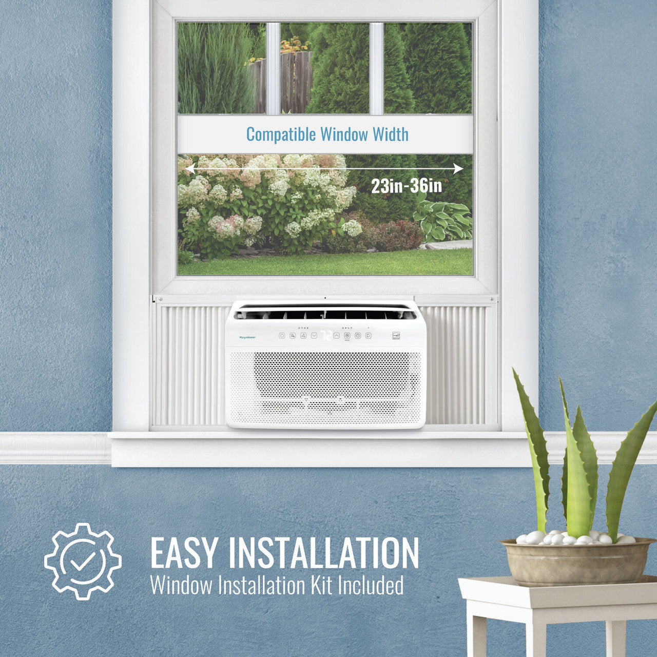 Keystone - 10,000 Window AC, 115V, Inverter, Energy StarWindow A/C - KSTAW10INV Keystone - 10,000 Window AC, 115V, Inverter, Energy StarWindow A/C - KSTAW10INV