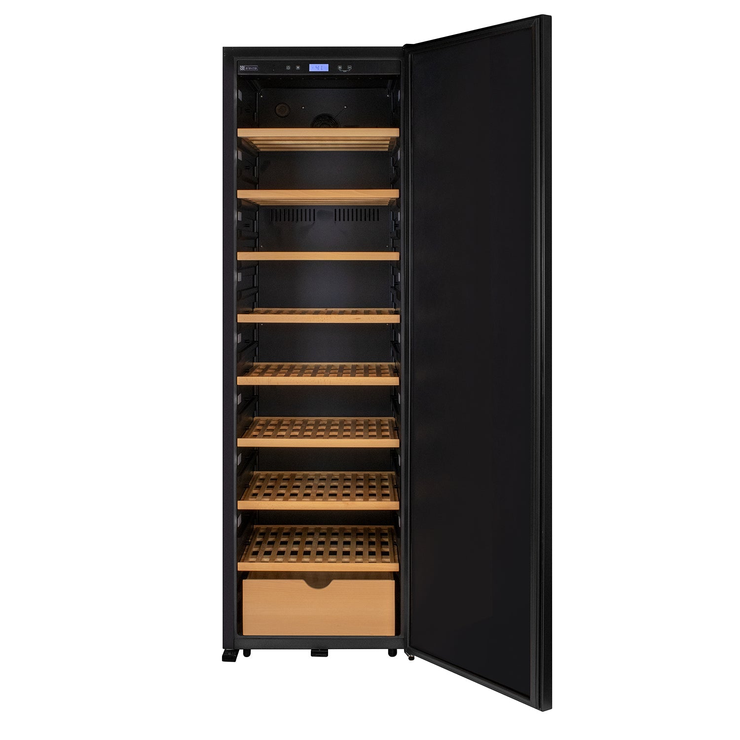 Allavino - 76.5" Tall Single Zone Wine Vault with Solid Black Allavino - 76.5" Tall Single Zone Wine Vault with Solid Black