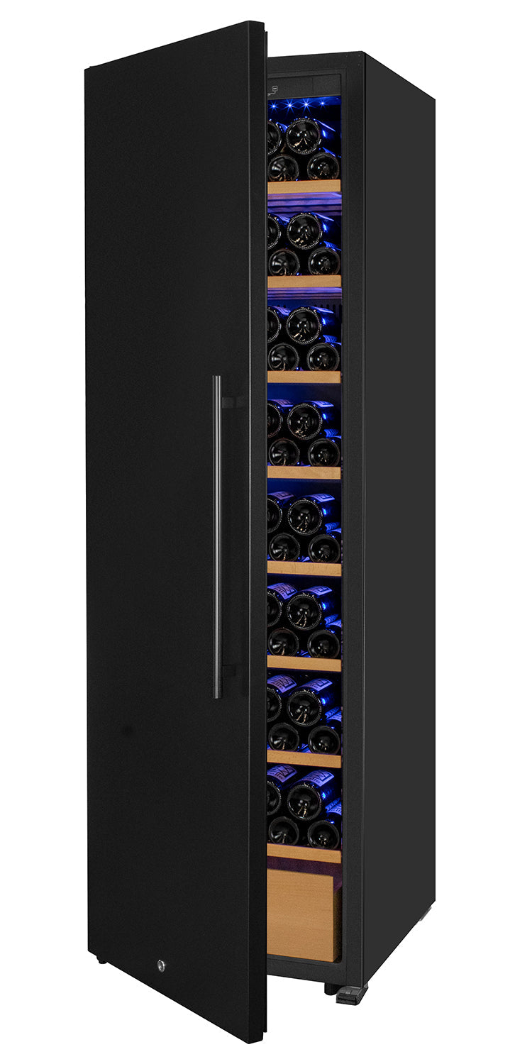 Allavino - 76.5" Tall Single Zone Wine Vault with Solid Black Allavino - 76.5" Tall Single Zone Wine Vault with Solid Black