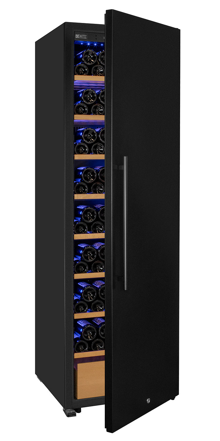 Allavino - 76.5" Tall Single Zone Wine Vault with Solid Black Allavino - 76.5" Tall Single Zone Wine Vault with Solid Black