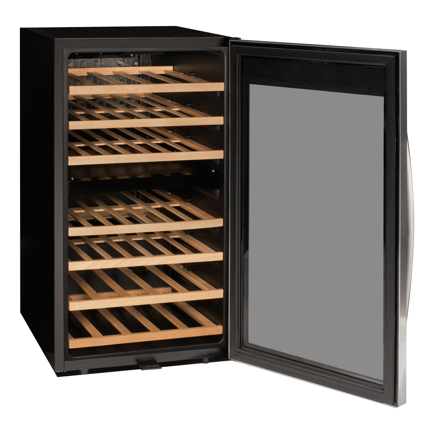 Allavino - Cascina Series 43 Bottle Dual Zone Freestanding Wine Refrigerator Cooler with Stainless Steel Door - AO KWR43D-2SR Allavino - Cascina Series 43 Bottle Dual Zone Freestanding Wine Refrigerator Cooler with Stainless Steel Door - AO KWR43D-2SR