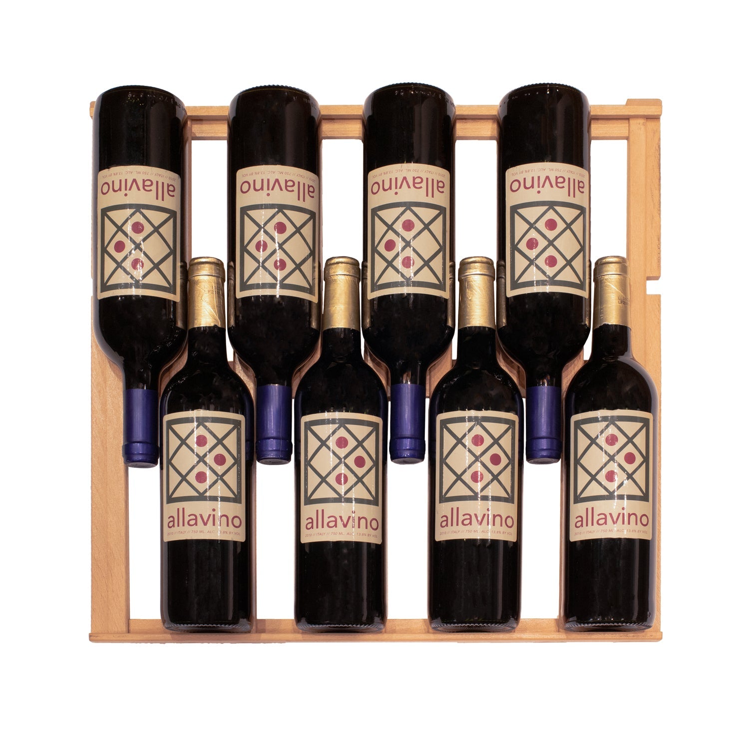 Allavino - Cascina Series 47 Bottle Dual Zone Freestanding Wine Cooler Refrigerator with Stainless Steel Door - AO KWR47D-2SR Allavino - Cascina Series 47 Bottle Dual Zone Freestanding Wine Cooler Refrigerator with Stainless Steel Door - AO KWR47D-2SR