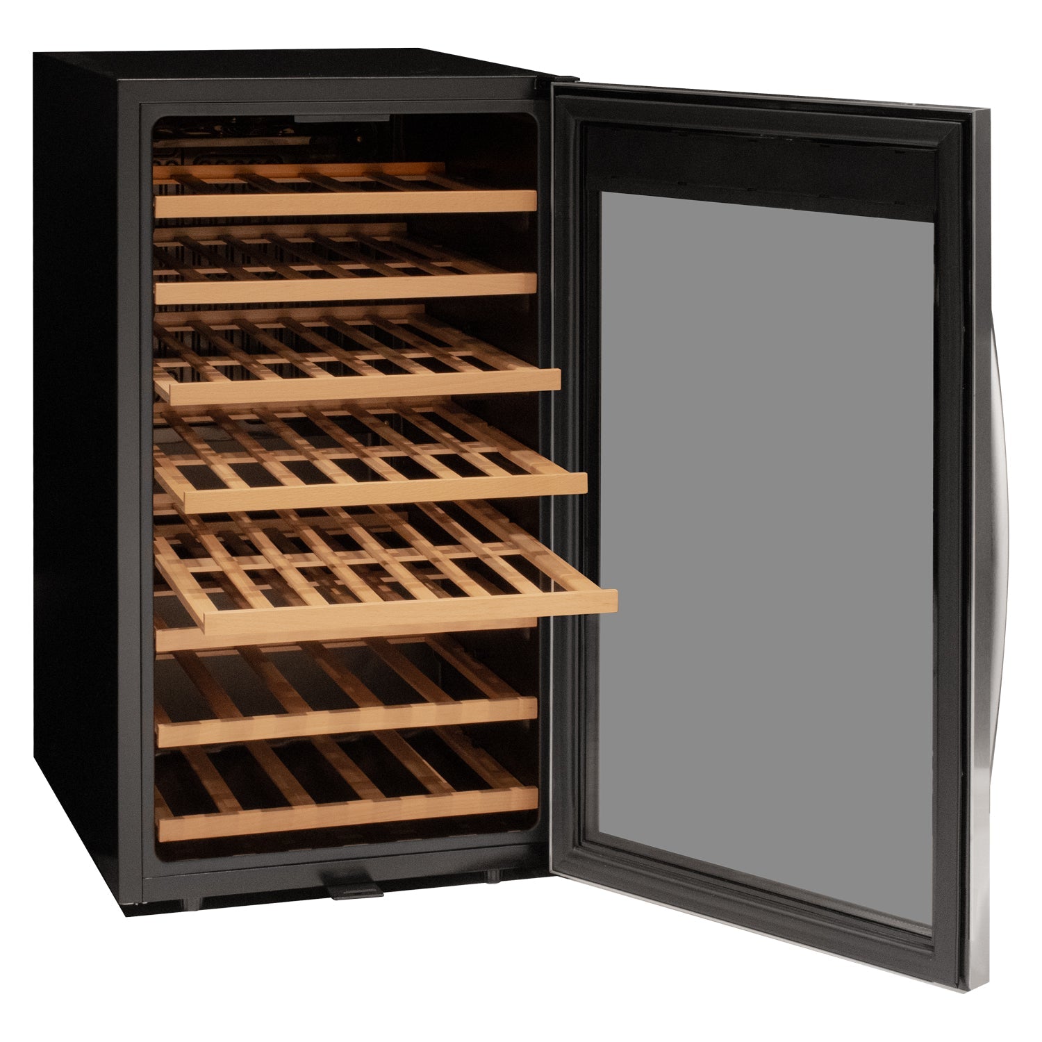 Allavino - Cascina Series 50 Bottle Single Zone Freestanding Wine Cooler Refrigerator with Stainless Steel Door - AO KWR50S-1SR Allavino - Cascina Series 50 Bottle Single Zone Freestanding Wine Cooler Refrigerator with Stainless Steel Door - AO KWR50S-1SR