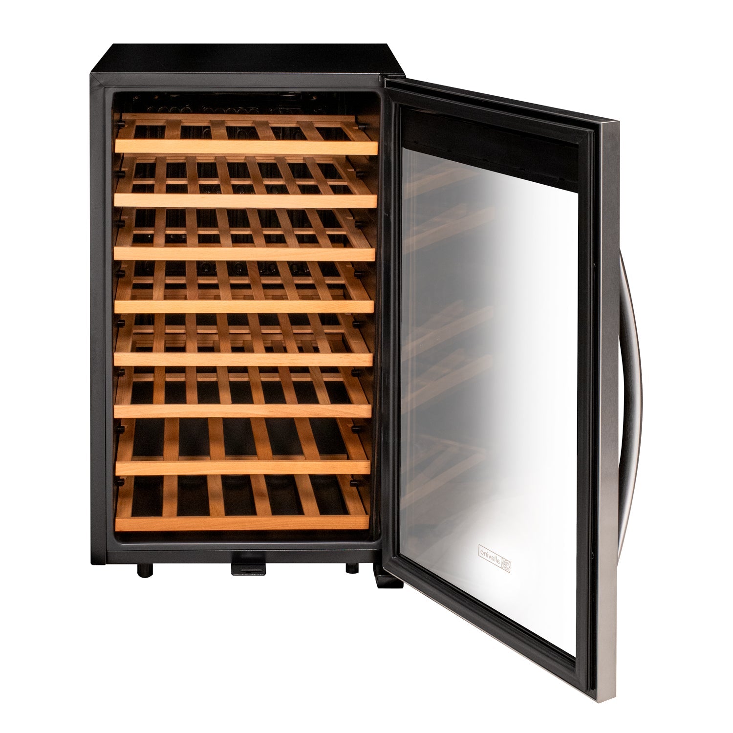 Allavino - Cascina Series 50 Bottle Single Zone Freestanding Wine Cooler Refrigerator with Stainless Steel Door - AO KWR50S-1SR Allavino - Cascina Series 50 Bottle Single Zone Freestanding Wine Cooler Refrigerator with Stainless Steel Door - AO KWR50S-1SR