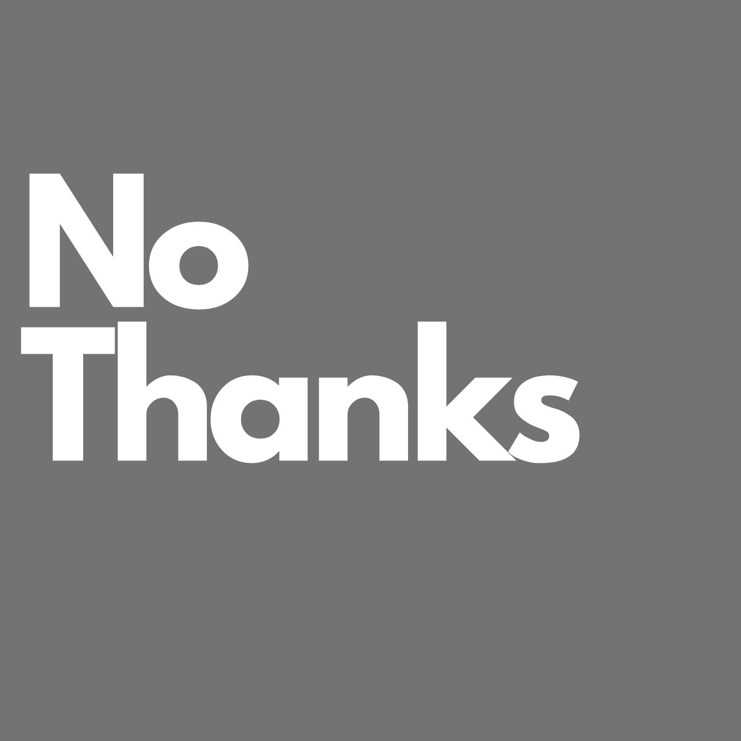 No Thanks - Option - Allavino No Thanks - Option - Allavino