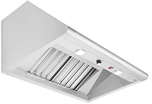 Capital Cooking - 60" Performance Series Wall Mount Ducted Hood, 1200 CFM, Halogen Lights, Stainless Steel Baffle Filter