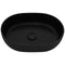 Ruvati - 19-inch Matte Black epiStone Solid Surface Modern Bathroom Vessel Sink – RVB2119BK