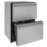 U-Line - 24" 2000 Series Refrigerator Drawers - 2224DWR U-Line - 24" 2000 Series Refrigerator Drawers - 2224DWR