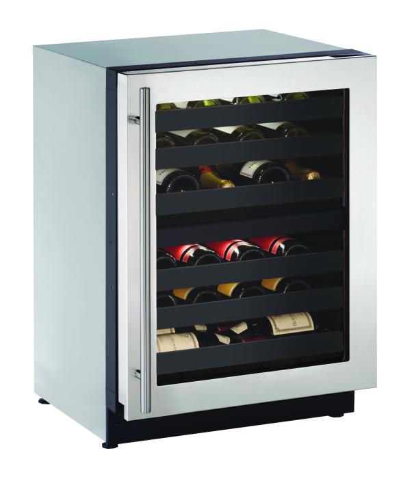 U-Line - 24" 2000 Series Dual-Zone Wine Refrigerator - 2224ZWC U-Line - 24" 2000 Series Dual-Zone Wine Refrigerator - 2224ZWC