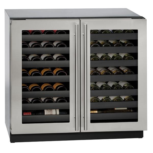 U-Line - 36" 3000 Series Dual-Zone Wine Refrigerator - 3036WCWC U-Line - 36" 3000 Series Dual-Zone Wine Refrigerator - 3036WCWC